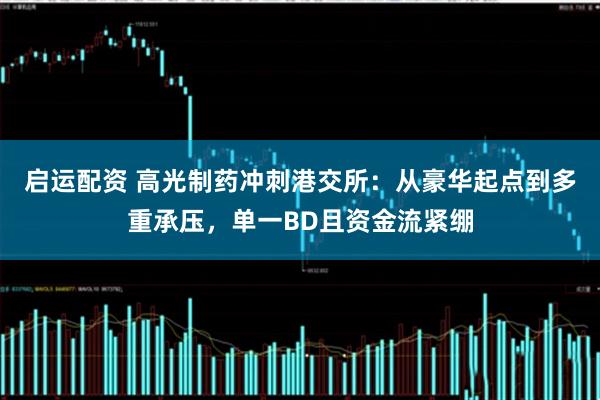 启运配资 高光制药冲刺港交所：从豪华起点到多重承压，单一BD且资金流紧绷